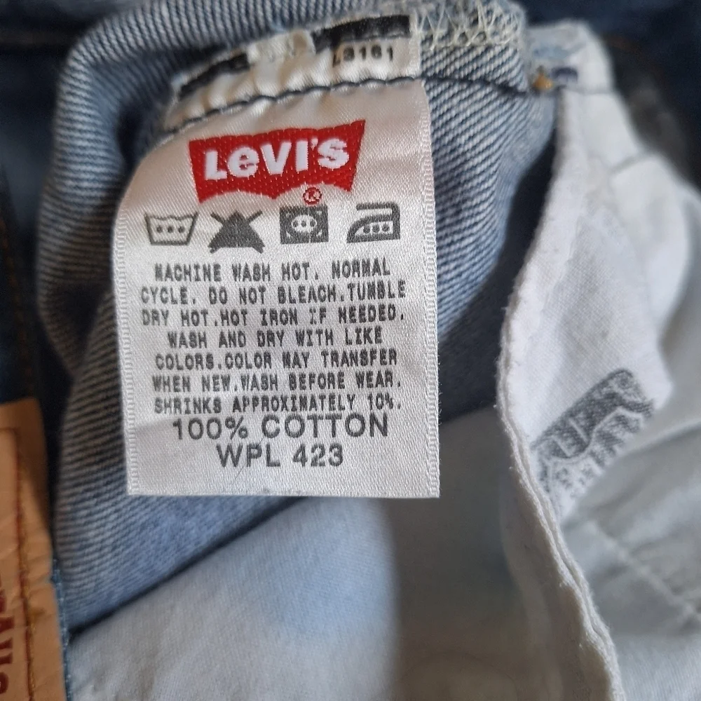 Levi 501's Mens Blue Demin Jeans Dominion Republic 2007 Size 36x36